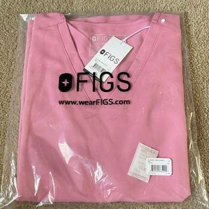 Figs casma in chalk pink size SMALL